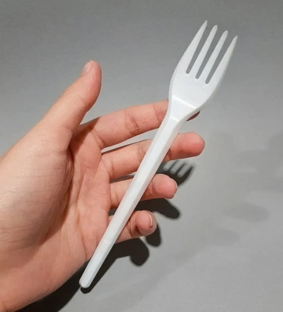 Tenedores de plástico blanco x 50u.