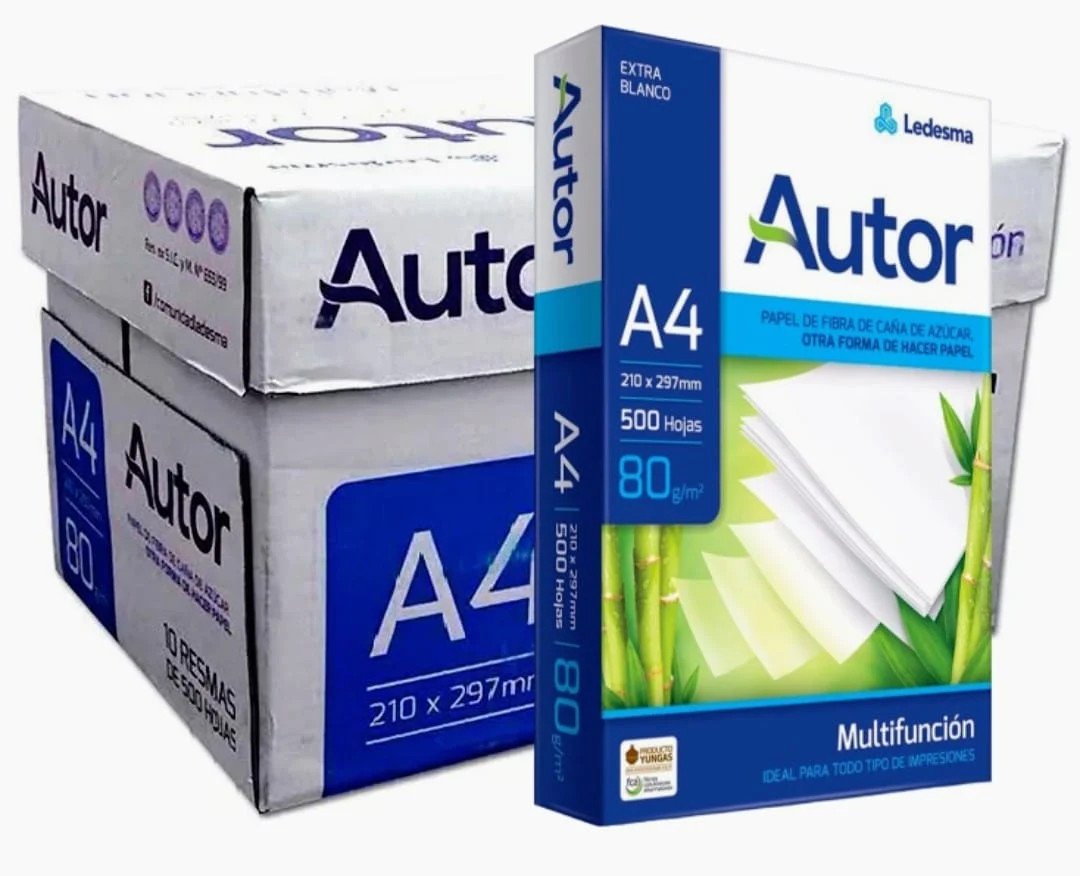 RESMA AUTOR A4 80GR X 500 HOJAS