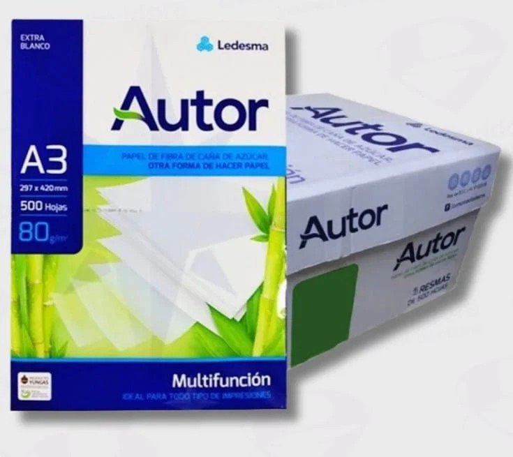 RESMA AUTOR A3 80GR X 500 HOJAS