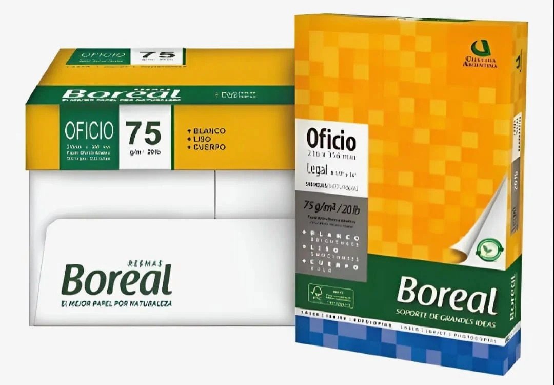 RESMA BOREAL OFICIO 75GR X 500H.
