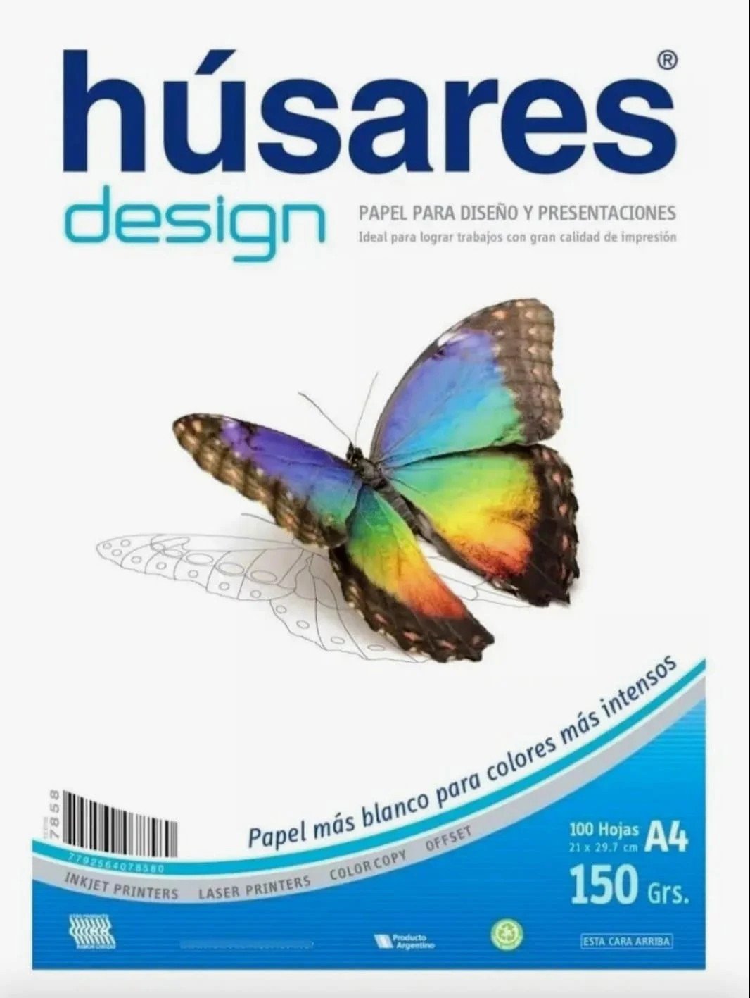RESMA HUSARES A4 150GR X 100 HOJAS