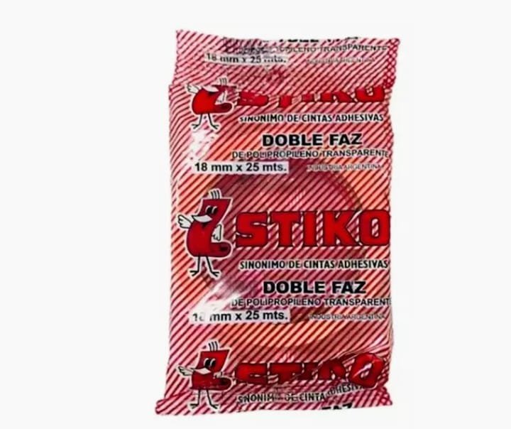 Cinta adhesiva doble faz 18mm x 30mts  adelbras