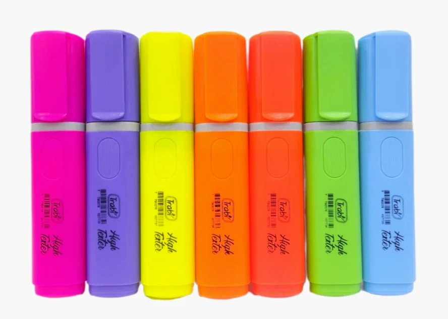 Resaltador Trabi Hi Texter fluor colores varios