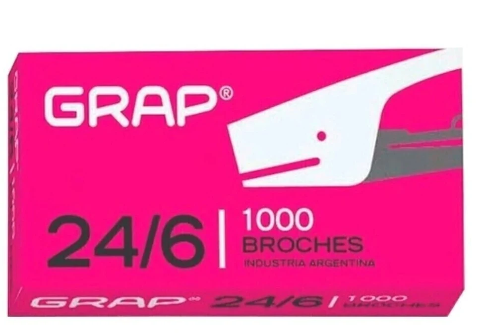 Broches Grap 24/6 x 1000u.