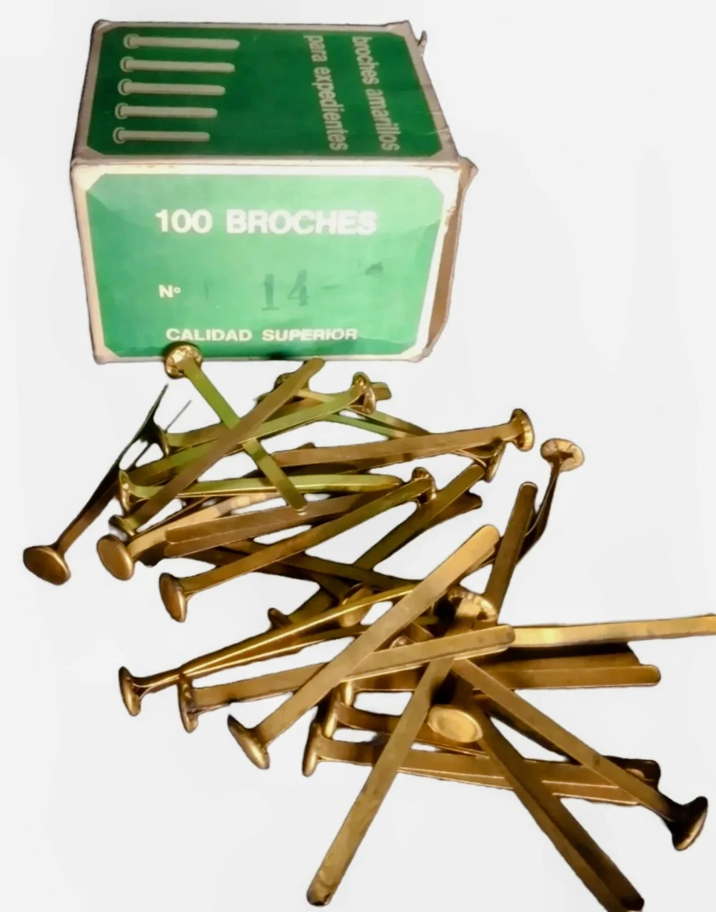 Broches Sifap/HM dorados N° 14 x 100u.
